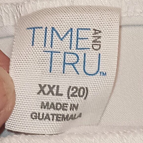 Time and Tru Size XXL Black and White Shorts Includes 2 pairs - Picture 2 of 10